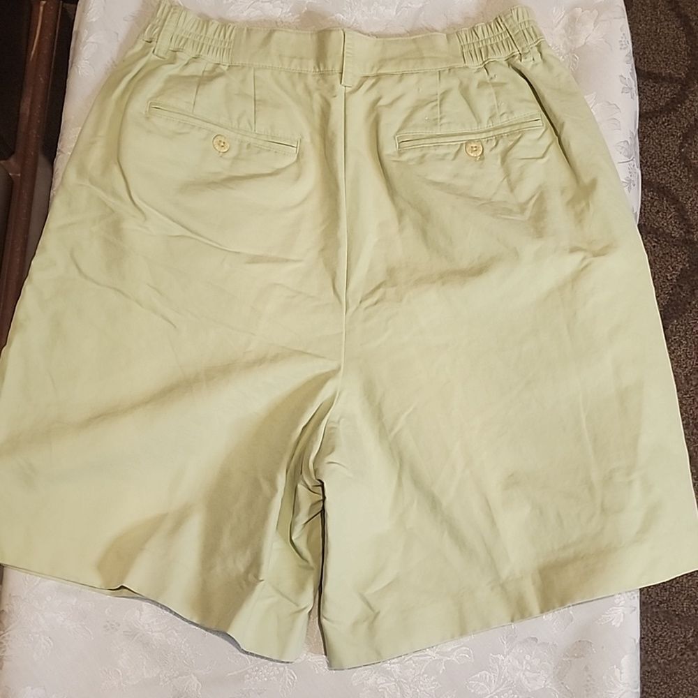Vintage New Izod Mint Green High Rise Shorts Size 8 - Picture 7 of 14